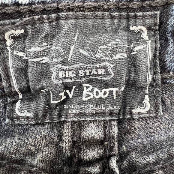 Big Star Women's Liv Bootcut Jeans Size 27R Dark Wash - Picture 16 of 16